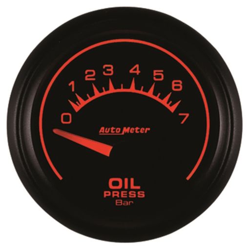 Picture of Autometer ES 52.4mm 0 - 7 Bar Oil Pressure SSE Gauge