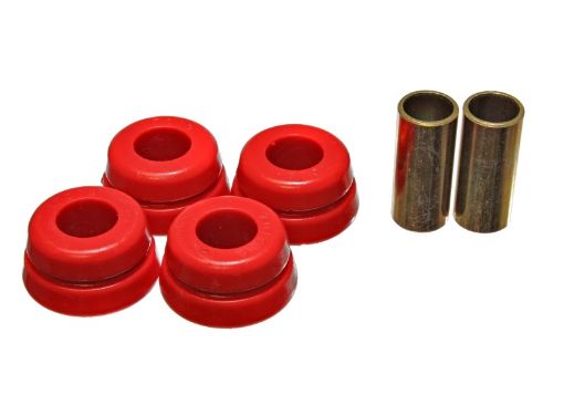 Picture of Energy Suspension 79 - 94 Toyota Pick Up 2WD (NOT T - 100Tundra) Red Front Strut Rod Bushing Set