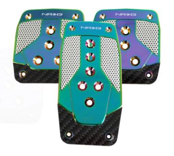 Picture of NRG Aluminum Sport Pedal MT - Neochrome wBlack Carbon