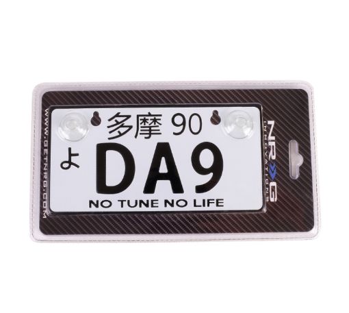 Picture of NRG Mini JDM Style Aluminum License Plate (Suction - Cup FitUniversal) - DA9