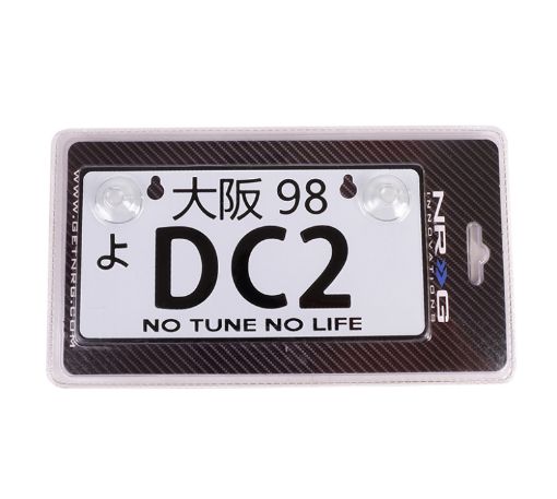 Picture of NRG Mini JDM Style Aluminum License Plate (Suction - Cup FitUniversal) - DC2