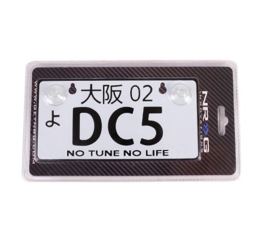 Picture of NRG Mini JDM Style Aluminum License Plate (Suction - Cup FitUniversal) - DC5
