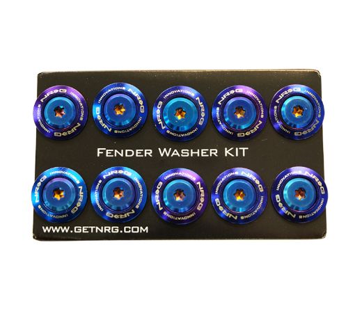 Picture of NRG Fender Washer Kit (TI Series) M6 Bolts For Plastic (TI Burn WasherTI Burn Screw) - Set of 10
