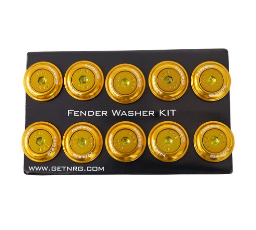 Picture of NRG Fender Washer Kit wColor Matched M6 Bolt Rivets For Plastic (Rose Gold) - Set of 10