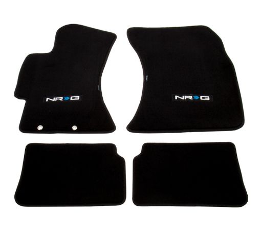 Picture of NRG Floor Mats - 2009 - 2011 Subaru Impreza WRXSTi (NRG Logo) - 4pc.