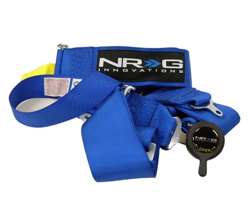 Picture of NRG SFI 16.1 5PT 3in. Seat Belt Harness Cam Lock - Blue