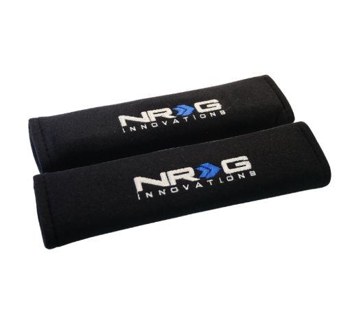 Picture of NRG Seat Belt Pads 2.7in. W x 11in. L (Black) Short - 2pc