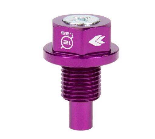 Picture of NRG Magnetic Oil Drain Plug M12X1.25 InfinitiLexusNissanToyota - Purple