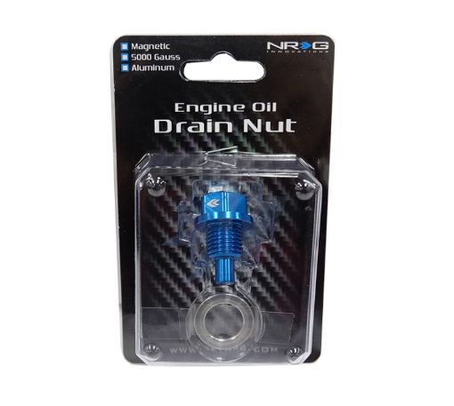 Picture of NRG Magnetic Oil Drain Plug M14X1.5 AcuraHondaMazdaMitsubishi - Blue