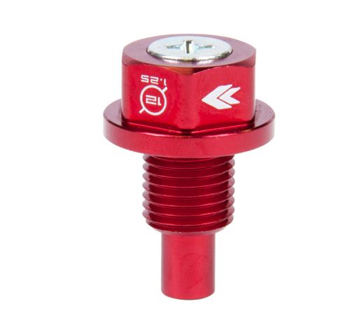 Picture of NRG Magnetic Oil Drain Plug M12X1.25 InfinitiLexusNissanToyota - Red