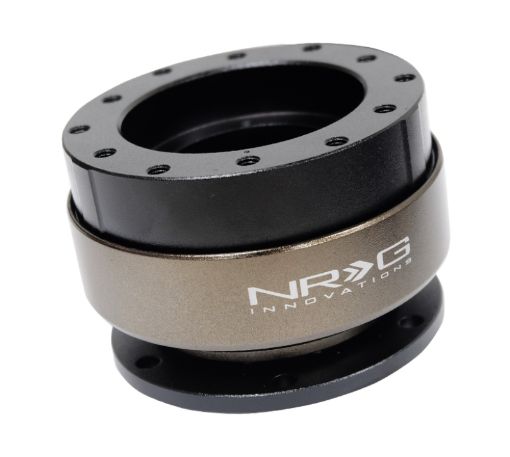 Picture of NRG Quick Release Gen 2.0 - Black Body Chrome Ring SFI Spec 42.1