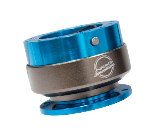 Picture of NRG Quick Release Gen 2.0 - New Blue Body Titanium Chrome Ring