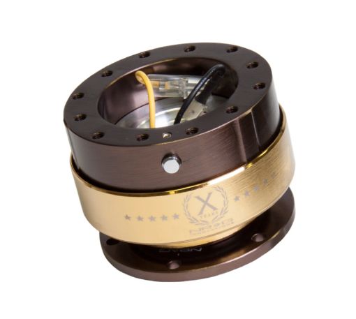 Picture of NRG Quick Release Gen 2.0 - Bronze Body Chrome Gold Ring