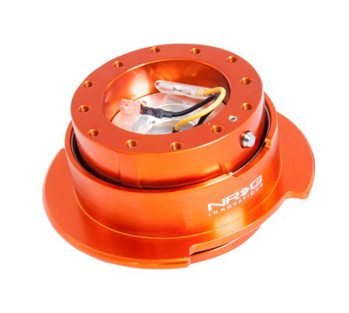 Picture of NRG Quick Release Kit Gen 2.5 - Orange Body Titanium Chrome Ring