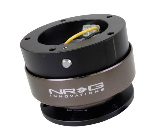 Picture of NRG Quick Release Kit Gen 2.5 - Black Black Ring (5 Hole)