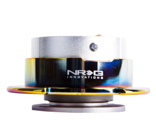 Picture of NRG Quick Release Gen 2.5 - Silver Body Neochrome Ring