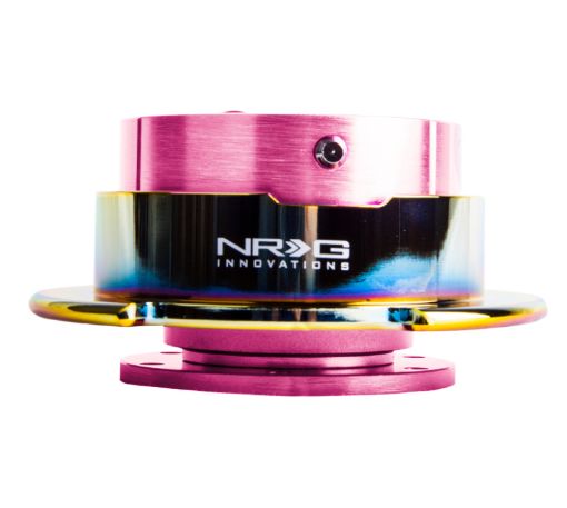 Picture of NRG Quick Release Gen 2.5 - Pink Body Neochrome Ring
