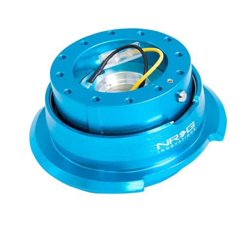 Picture of NRG Quick Release Kit Gen 2.8 - New Blue Body Titanium Chrome Ring