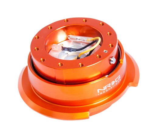 Picture of NRG Quick Release Kit Gen 2.8 - Orange Body Titanium Chrome Ring