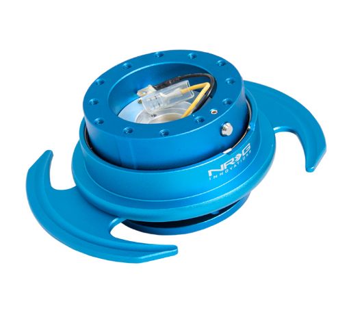 Picture of NRG Quick Release Kit Gen 3.0 - Blue Body Blue Ring wHandles