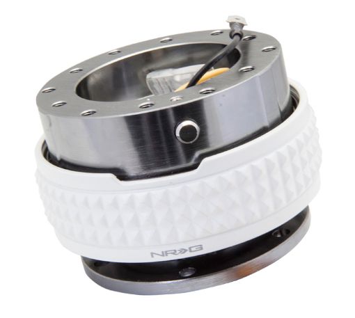 Picture of NRG Quick Release Kit - Pyramid Edition - Gunmetal Body Glow In The Dark Pyramid Ring