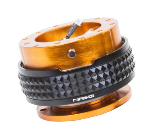 Picture of NRG Quick Release Kit - Pyramid Edition - Rose Gold Body Black Pyramid Ring