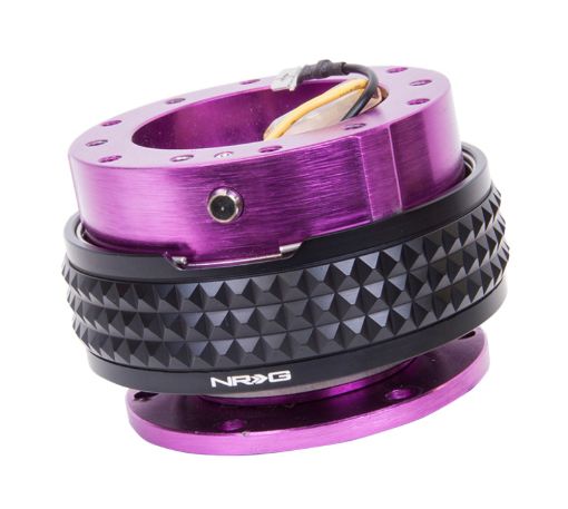 Picture of NRG Quick Release Kit - Pyramid Edition - Purple Body Black Pyramid Ring