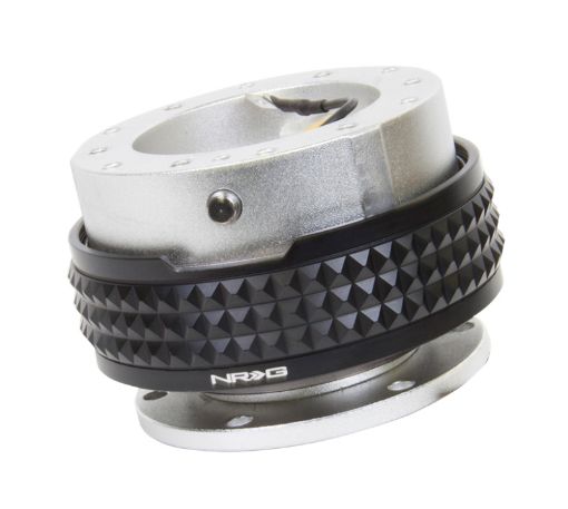 Picture of NRG Quick Release Kit - Pyramid Edition - Silver Body Black Pyramid Ring