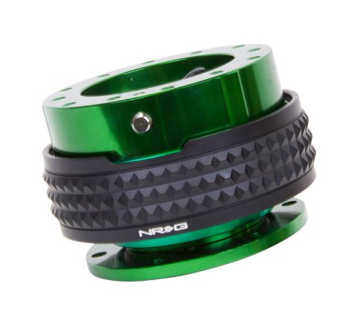 Picture of NRG Quick Release Kit - Pyramid Edition - Green Body Black Pyramid Ring