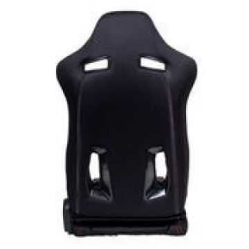 Picture of NRG Sport Seats (Pair) Cloth wNRG Logo NRG Arrow Cushion Imprint - Black wRed Stitch
