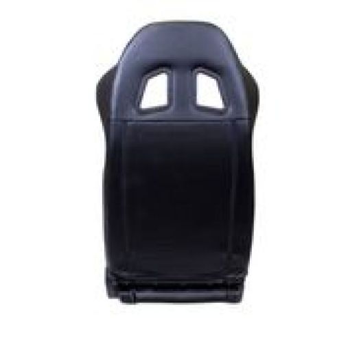 Picture of NRG Reclinable Sport Seats (Pair) PVC Leather wNRG Logo - Black wWhite Stitching