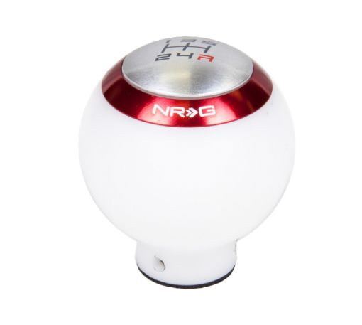 Picture of NRG Shift Knob - White (Includes 4 Interchangeable Rings)