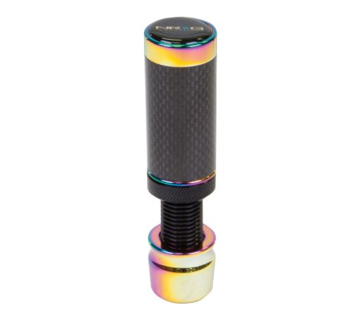 Picture of NRG Slimboy Adjustable Shift Knob (M10X1.50) Honda Acura Lotus - Carbon Fiber Neochrome