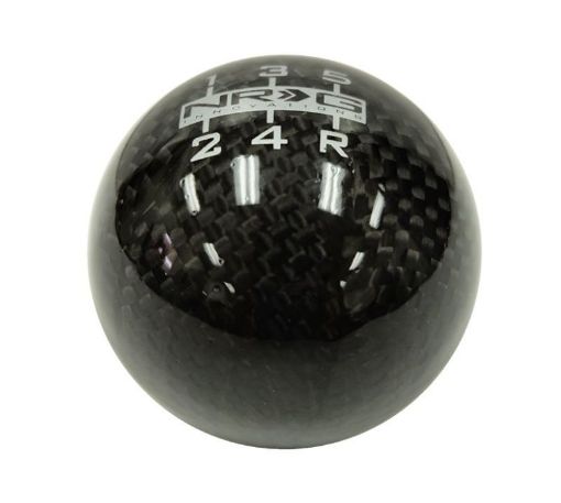Picture of NRG Universal Ball Style Shift Knob (No Logo) - Heavy Weight - Black Carbon Fiber