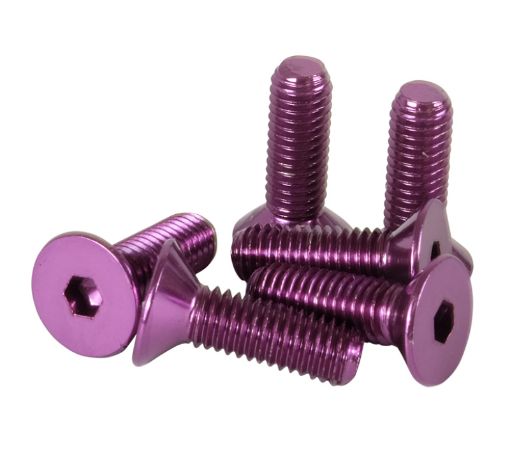 Picture of NRG Steering Wheel Screw Upgrade Kit (Conical) - Purple
