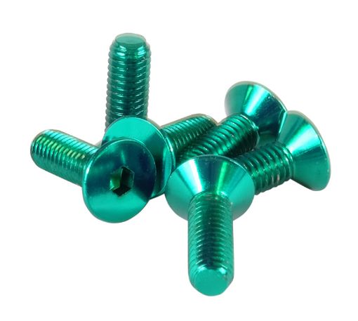 Picture of NRG Steering Wheel Screw Upgrade Kit (Conical) - Green