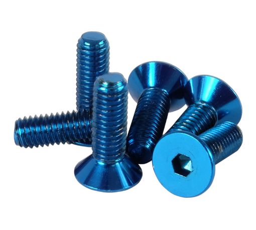 Picture of NRG Steering Wheel Screw Upgrade Kit (Conical) - Blue