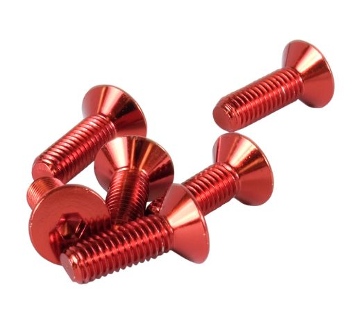 Picture of NRG Steering Wheel Screw Upgrade Kit (Conical) - Red