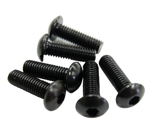 Picture of NRG Steering Wheel Screw Upgrade Kit (Flat) - Black