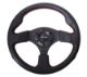 Picture of NRG Reinforced Steering Wheel (320mm) Leather wRed Stitch