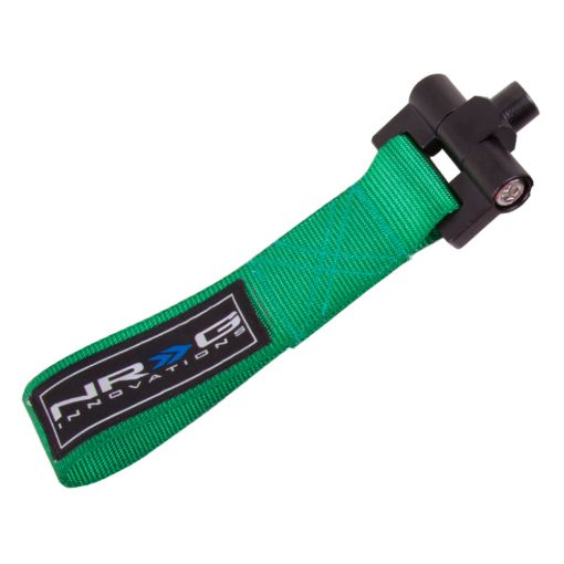 Picture of NRG Bolt - In Tow Strap Green - Nissan 350Z 02 - 03 Infiniti G35 02 - 03 (5000lb. Limit)