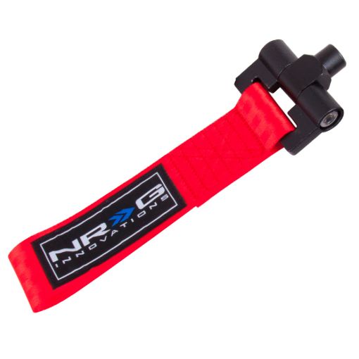 Picture of NRG Bolt - In Tow Strap Red - Nissan 350Z 03 - 07 Infiniti G35 03 - 07 (5000lb. Limit)