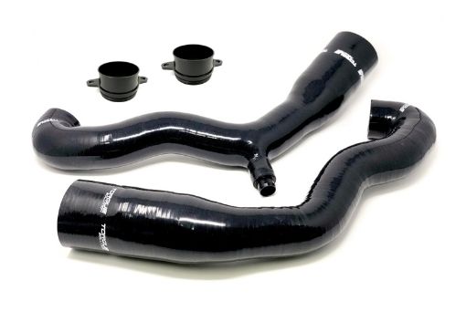 Picture of Torque Solution Turbo Inlet Hose Black Porsche 997.1 TT GT2