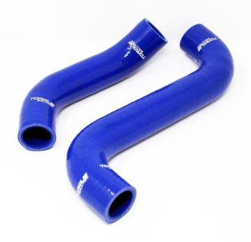 Picture of Torque Solution 02 - 07 Subaru WRX 04 - 07 STI Silicone Radiator Hose Kit - Blue