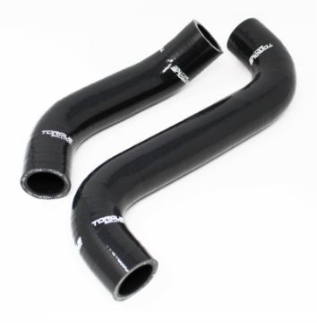 Picture of Torque Solution 02 - 07 Subaru WRX 04 - 07 STI Silicone Radiator Hose Kit - Black