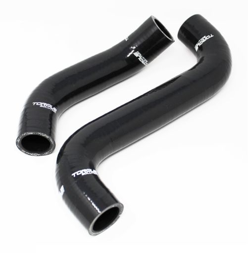 Picture of Torque Solution 02 - 07 Subaru WRX 04 - 07 STI Silicone Radiator Hose Kit - Black