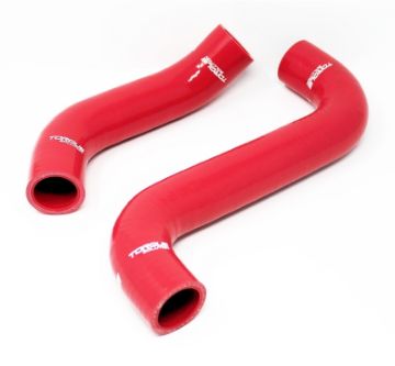 Picture of Torque Solution 02 - 07 Subaru WRX 04 - 07 STI Silicone Radiator Hose Kit - Red