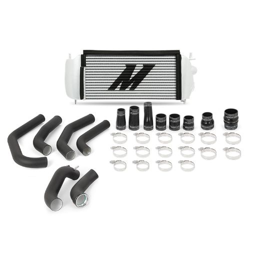 Picture of Mishimoto 15 - 17 Ford F - 150 2.7L EcoBoost Silver Performance Intercooler Kit w Black Pipes