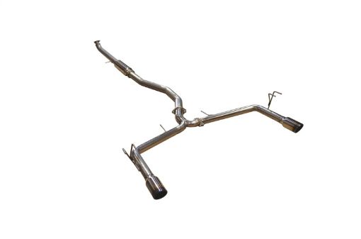 Picture of Injen 16 - 20 Honda Civic 1.5L Turbo 4Cyl (Sedan) 63mm SS Cat - Back Exhaust w Dual Burnt Titanium Tips