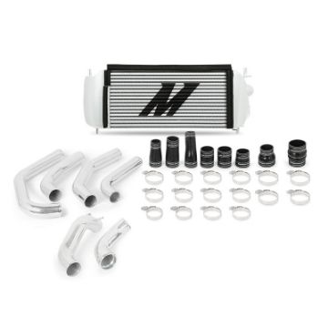 Picture of Mishimoto 15 - 17 Ford F - 150 EcoBoost 2.7L Silver Performance Intercooler Kit w Polished Pipes
